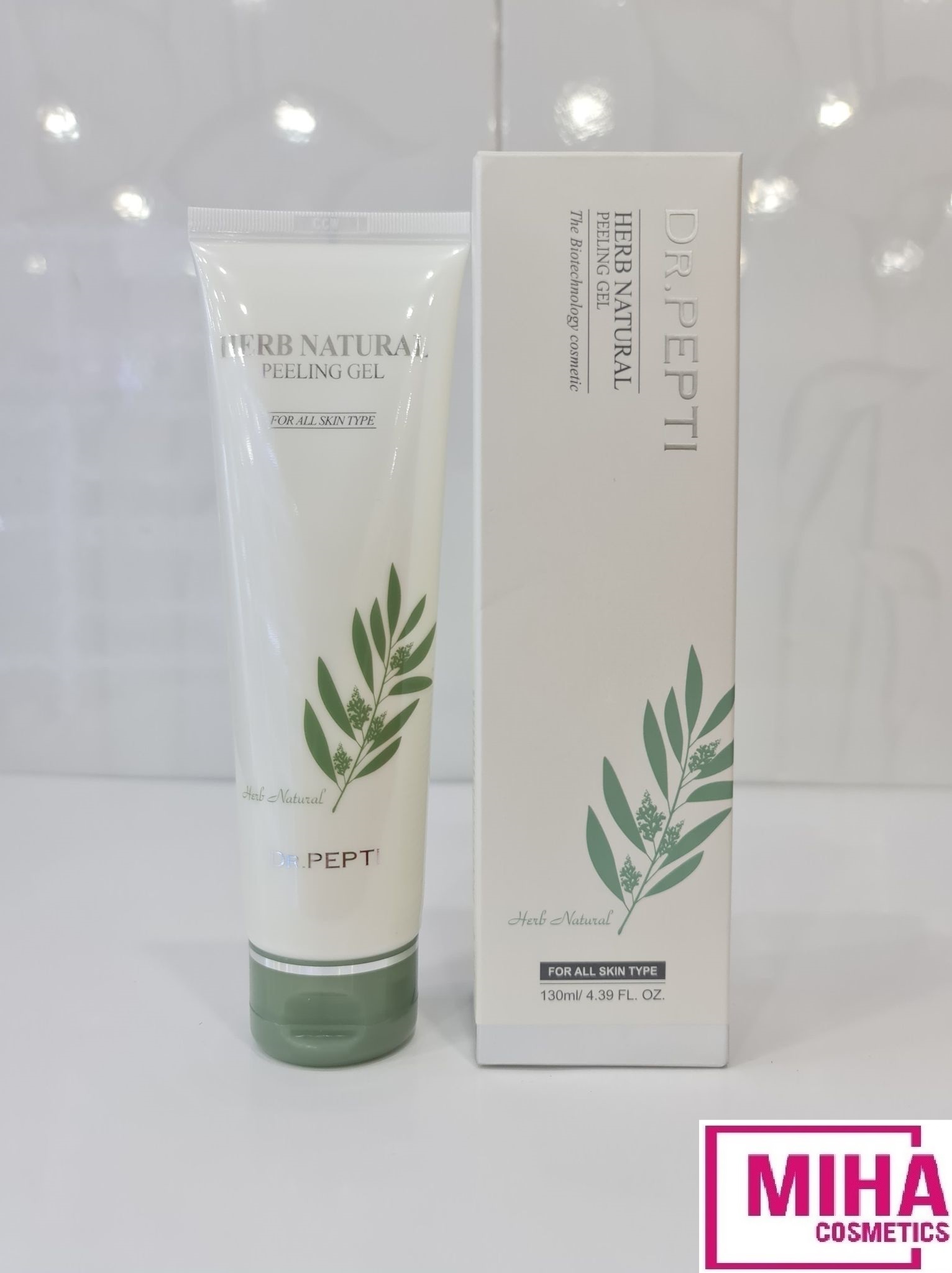 [Hcm]Tẩy Tế Bào Chết Dạng Gel Chiết Xuất Thảo Dược Dr.pepti Herb Natural Peeling Gel 130Ml Hàn Quốc