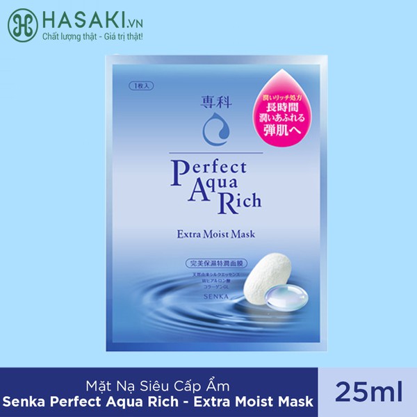 Mặt Nạ Dưỡng Da Senka Perfect Aqua Mask 25ml Hasaki Sản phẩm chính hãng