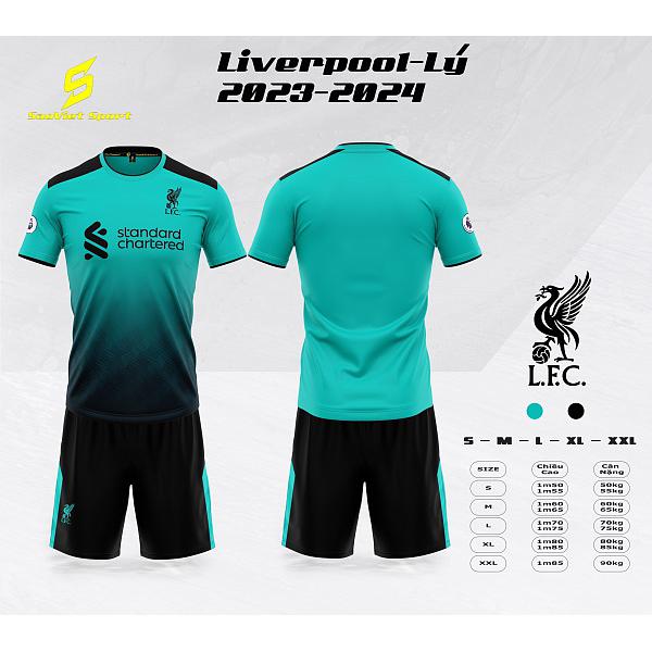 5 Màu- Bộ quần áo thể thao đá banh đá bóng CLB Liverpool 2024-2025