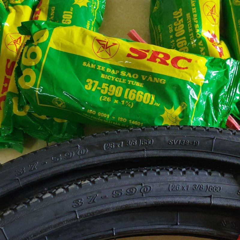 Săm hoặc lốp xe đạp 26x 1.3/8 ( 37-590/660)