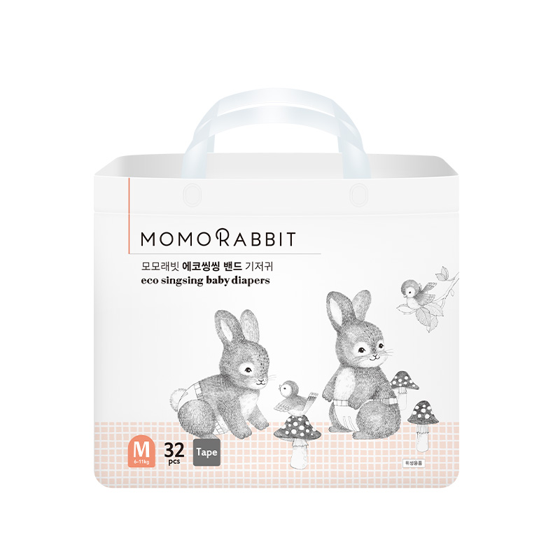 Bỉm - Tã dán Momo Rabbit Baby Band Diapers - Đủ Size - Bibo Mart