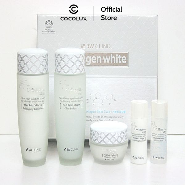 Set 3W Clinic Collagen White Skin Care 3 Set ( Trắng ) Cocolux