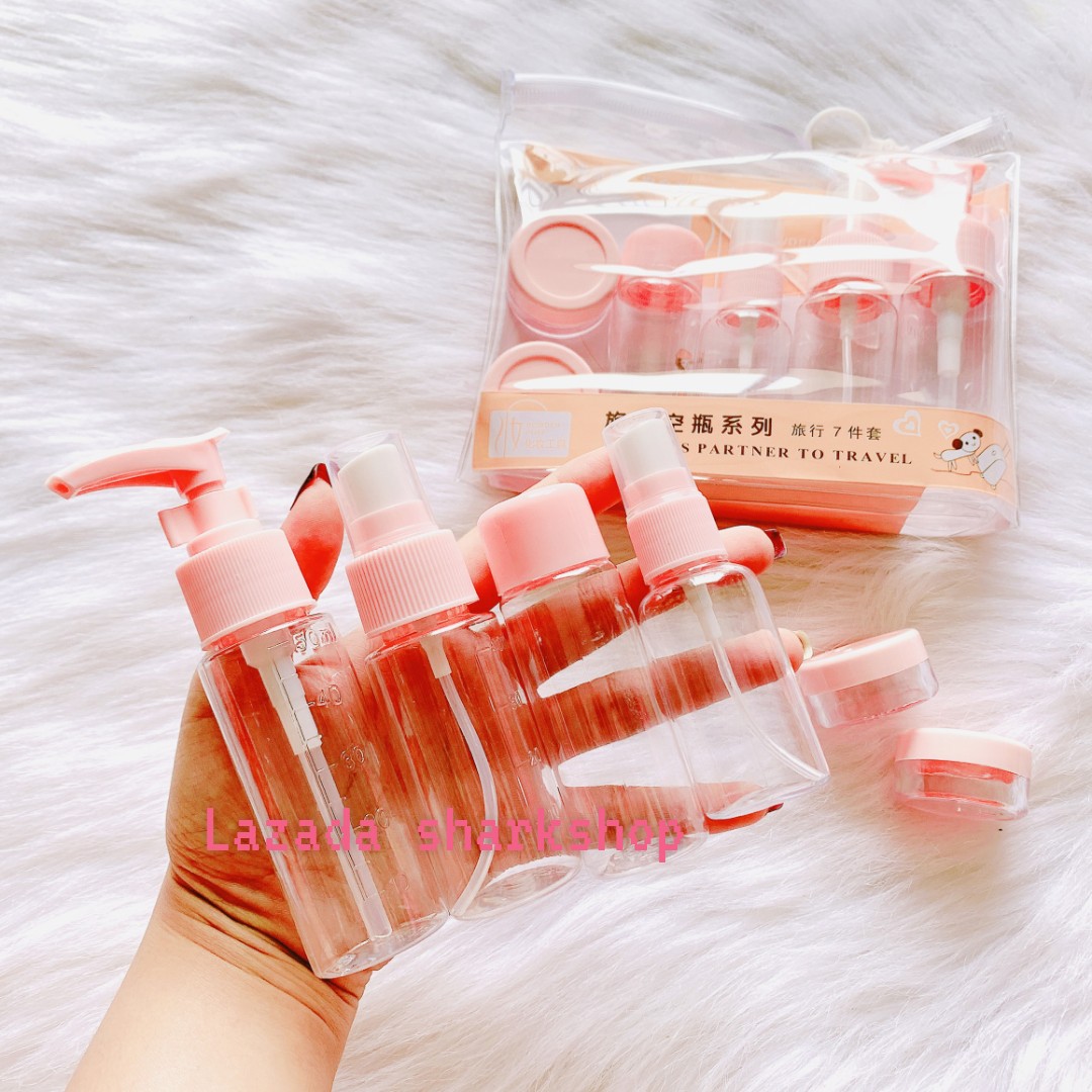 Bộ Chiết Mỹ Phẩm Du Lịch Mini Set 6 Món