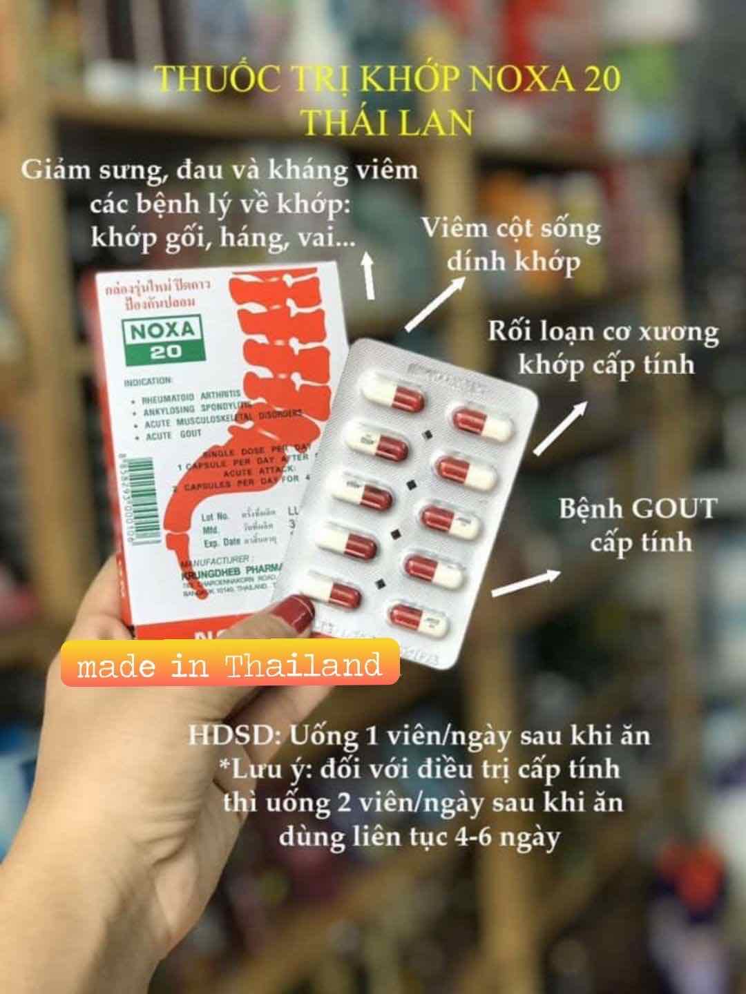 Noxa20 Thái chính hãng lốc 12h  - noxa20