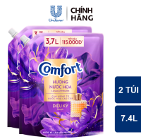 Combo 2 Nước Xả Vải Comfort Thơm Mát Gấp 10 Lần / Hương Nước Hoa 100 Giờ Lưu Hương Túi 3.6/3.7L (bao bì tùy lô nhập hàng)