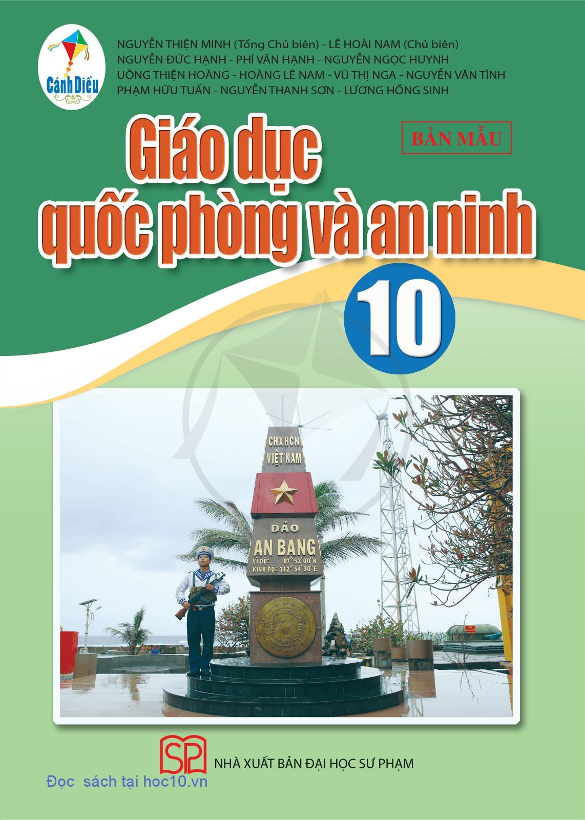 Sách giáo khoa Giáo dục quốc phòng và an ninh 10- Cánh Diều (Kèm nilon bọc sách)