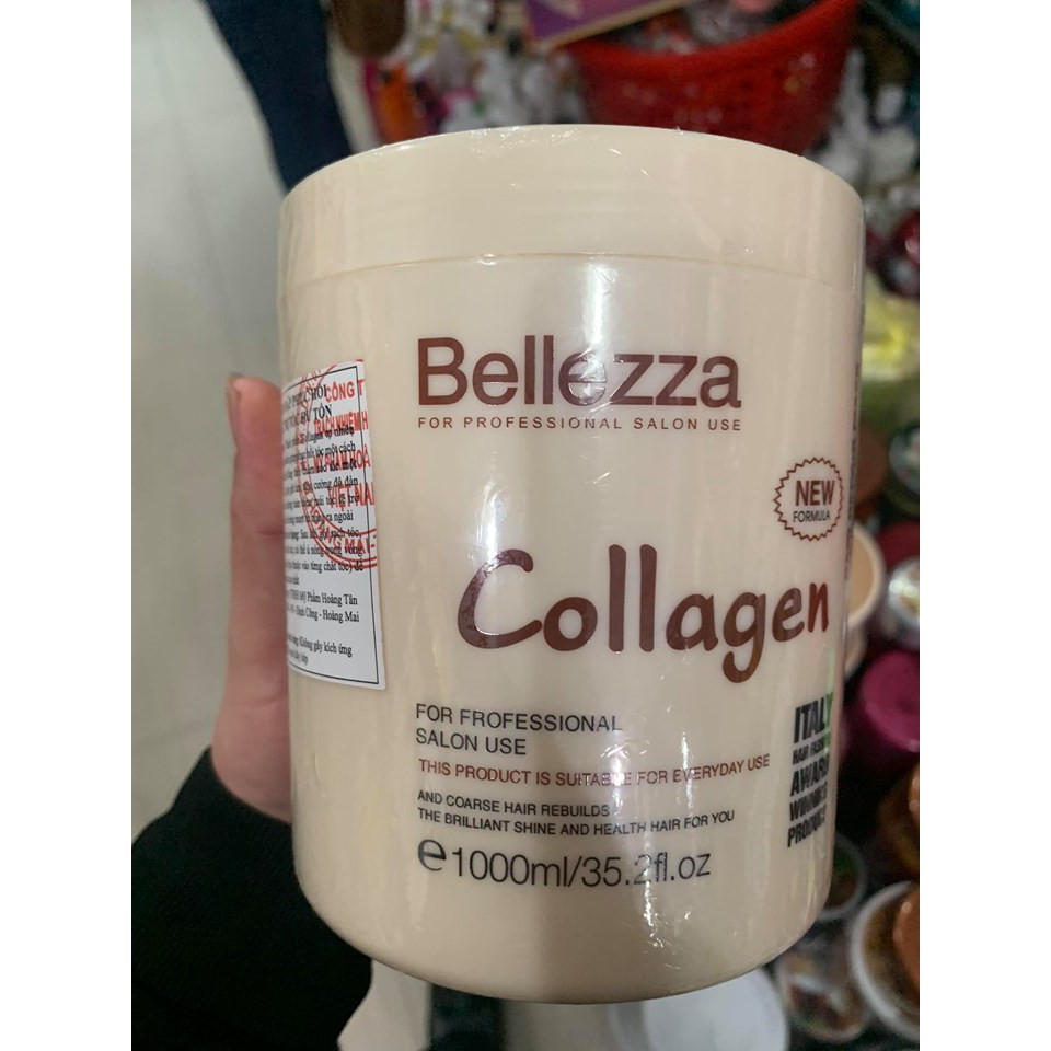 Hấp Tóc Collagen Bellezza Ý 1000Ml