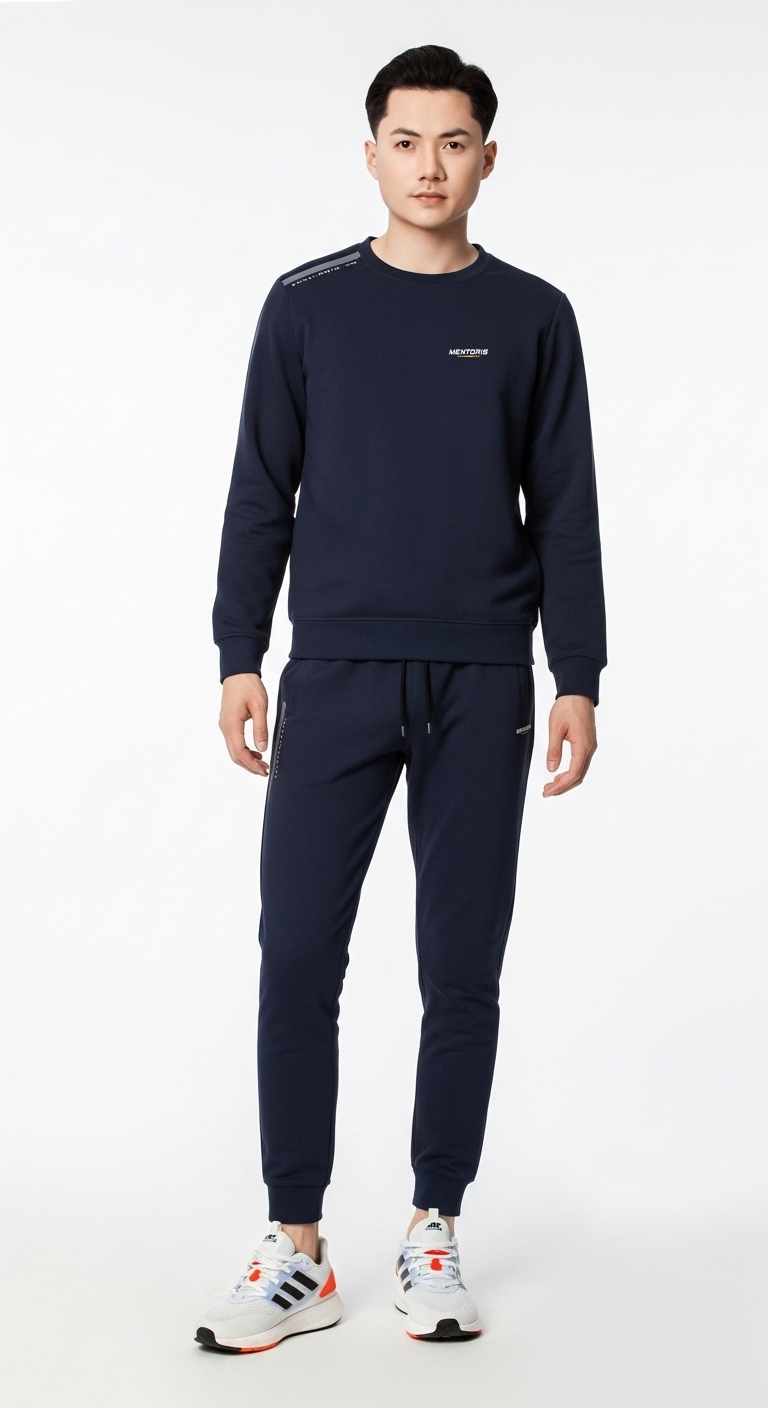 Bộ Nỉ Nam MENTORIS Chất Vải Nỉ Co Giãn Cao Cấp Mềm Mịn Thiết Kế Basic Trẻ Trung Năng Động MBN01