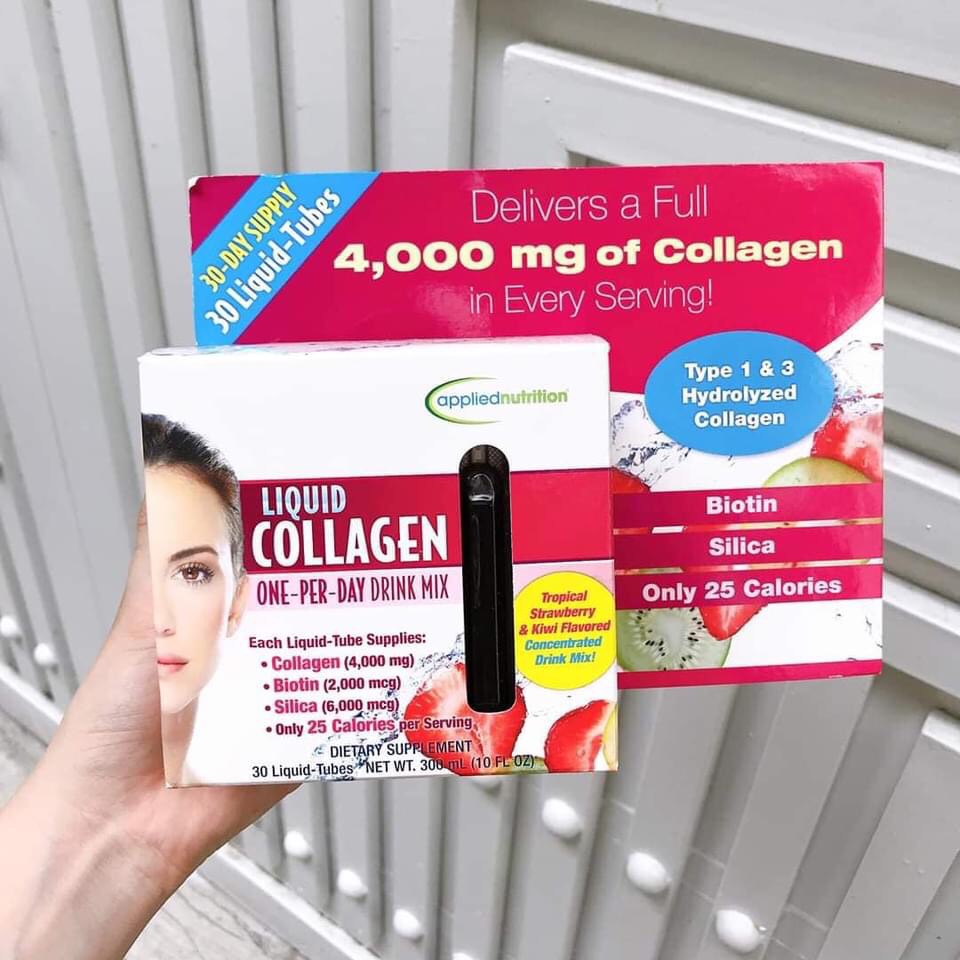 [Hcm]Collagen Nước Cao Cấp Của Mỹ Applied Nutrition Liquid Collagen Skin Revitalization