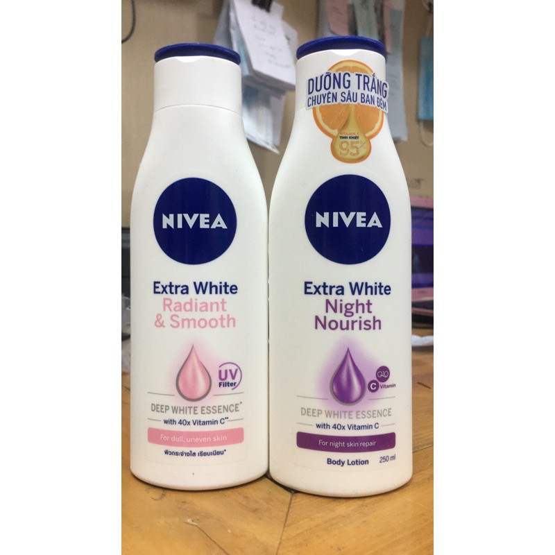 Sữa Dưỡng Thể Nivea Extra White Ngày Và Đêm