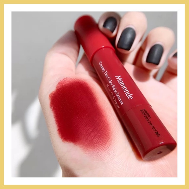 [Hcm]Son Bút Chì Siêu Lì Mamonde Creamy Tint Color Balm Intense 31 #Chili Pepper Cam Kết Hàng Đúng Mô Tả Chất Lượng Đảm Bảo An Toàn Đến Sức Khỏe Người Sử Dụng