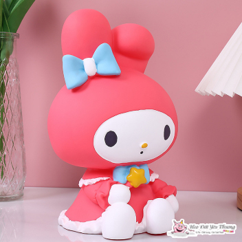 Ống tiết kiệm kuromi  cinnamoroll  melodi size lớn heo đựng tiền