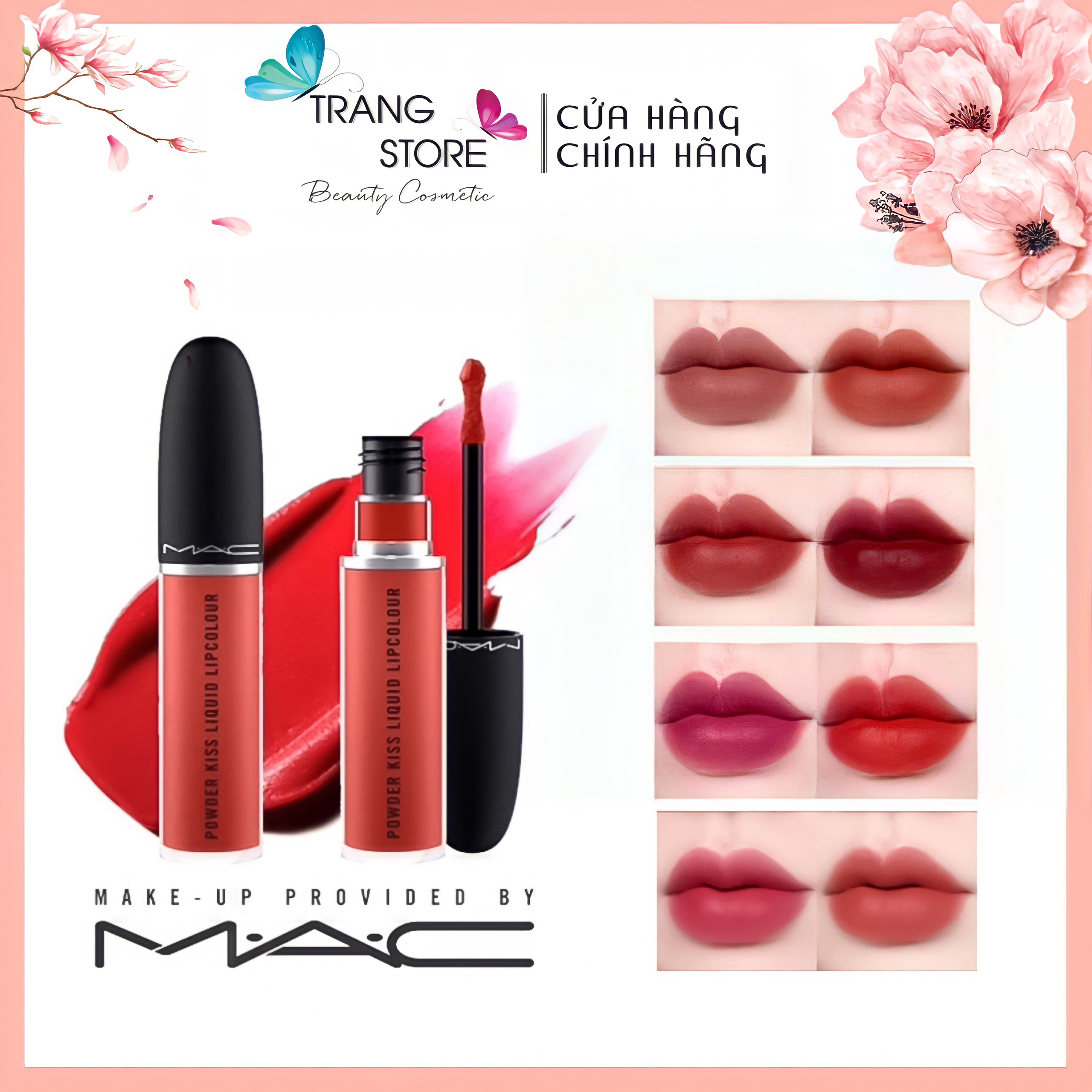 Son Kem Mac Powder Kiss Liquid Lipcolour Son Mac Kem Lì Full Size 5Ml Đủ Màu Bộ Sưu Tập Những Màu Son Đình Đám Nhà Mac Lipstick