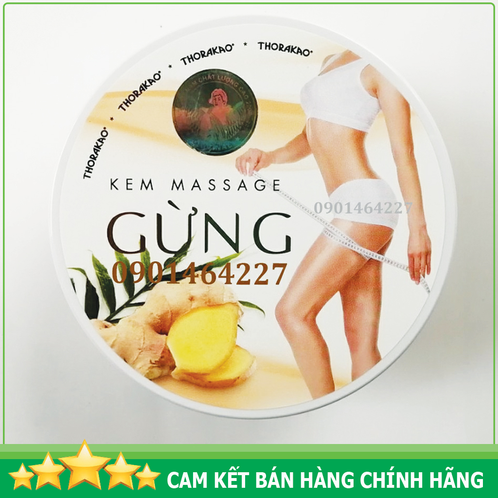 [Hcm]Kem Massage Gừng Giảm Mỡ Thorakao 200G