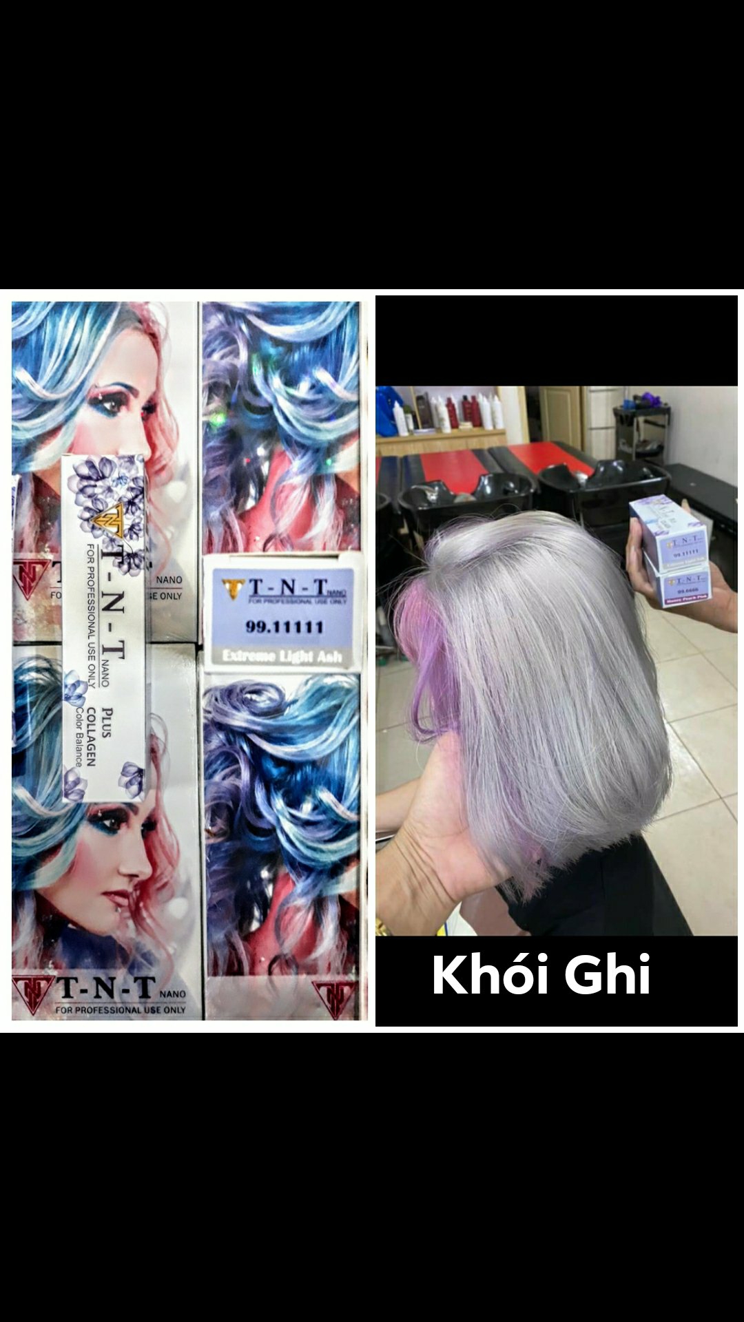 Thuốc Nhuộm Tóc [cân bằng thông minh. SP CHÍNH HÃNG CTY TNT]MUA 10 TẶNG 1 OXI TNT 1000ML TỰ CHỌN