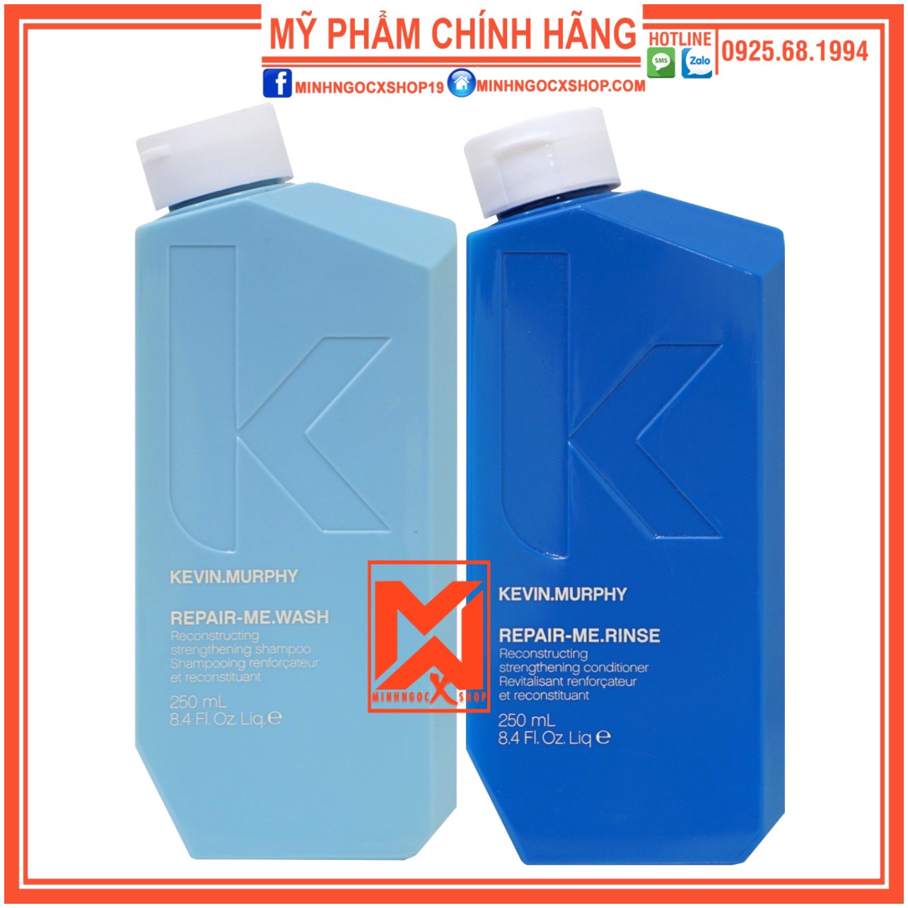 Dầu Gội Xả Phục Hồi Kevin Murphy Repair 250Ml