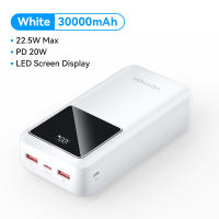 Vention Sạc Dự Phòng 20000mAh 22.5W - 3 Cổng Sạc Sạc Nhanh PD QC Màn Hình LED Số Chống Nóng - Đen / Trắng - Hàng Chính Hãng