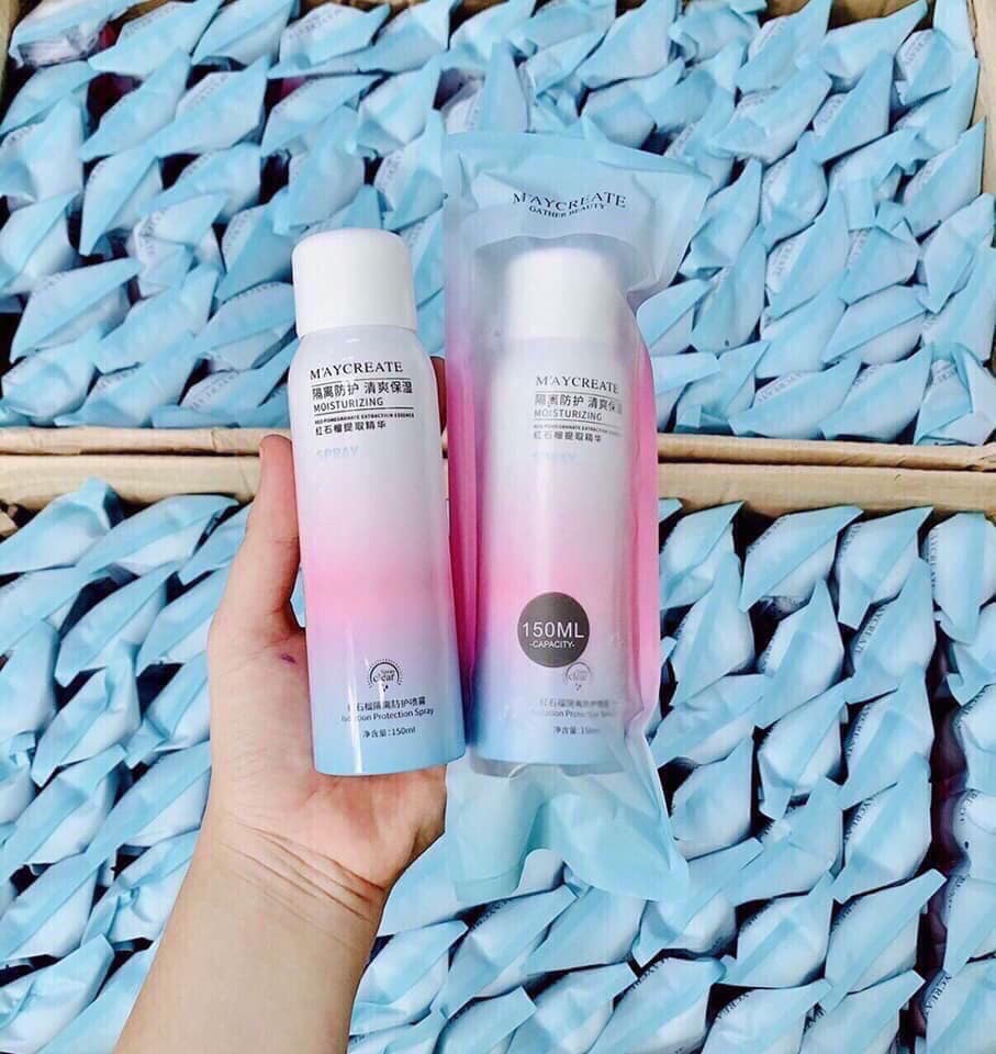 Xịt Trắng Da Chống Nắng MAYCREATE