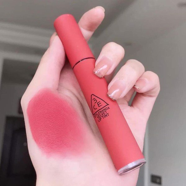 Son kem lì 3CE VELVET LIPTINT CHEEKY ROSE - Hồng đất💄💄 màu mới 2020