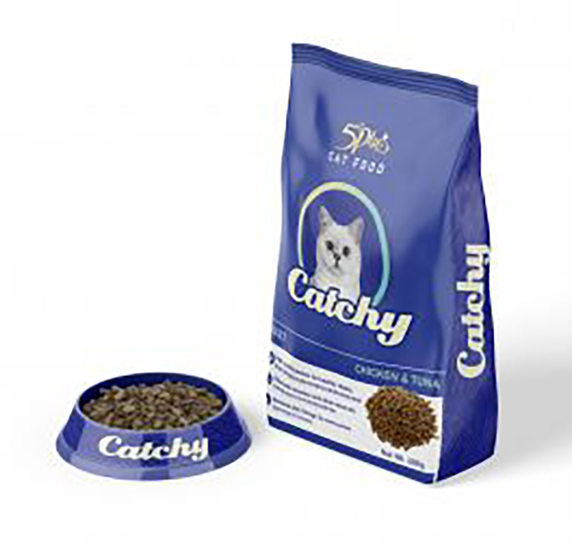 Hạt Catchy Túi 400G Vị Gà cho mèo con &amp; mèo trưởng thành - Thức ăn hạt khô cho mèo