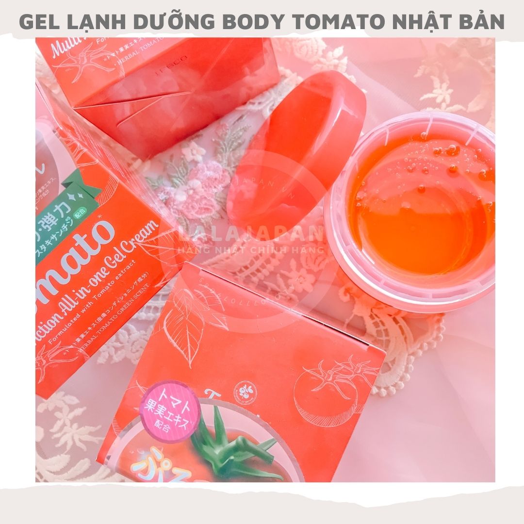 [Hcm]Kem Lạnh Cà Chua Dưỡng Trắng Sáng Da Planium Tomato Nhật Bản Dành Cho Body 175G