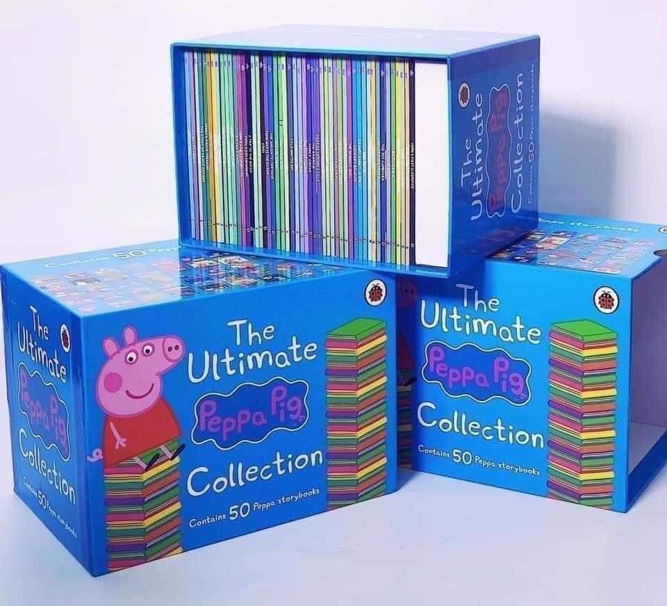 Truyện Bộ Peppa Pig Xanh 50 cuốn nhập khẩu- The Ultimate Peppa Pig Collection 50 Books Set