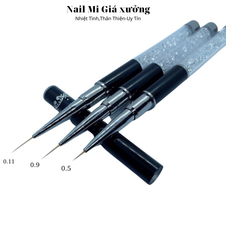 Cọ Vẽ Nét Nailcọ Nét Cán Đá"Lông Chồn Nét Nhỏ Siêu Mướt Vẽ Nail Trang Trí Cực Đẹp"Giá Rẻ Hủy Diệt