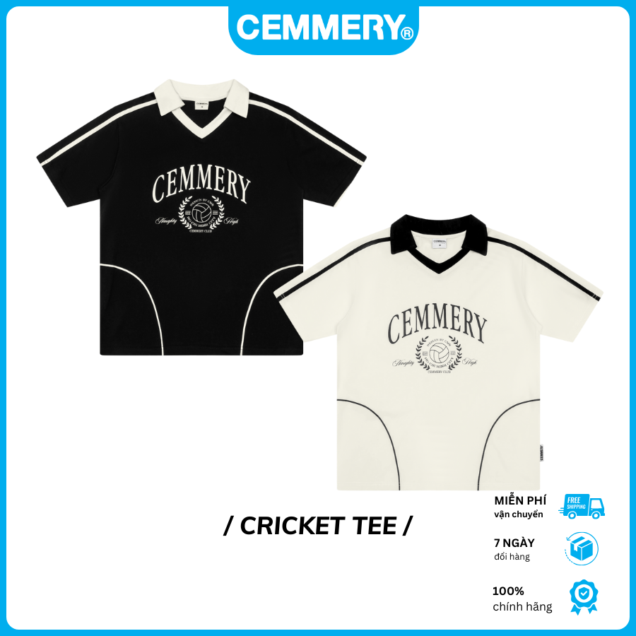 Áo Thun Polo CEMMERY Local Brand Chính Hãng Cricket Tee 2 màu