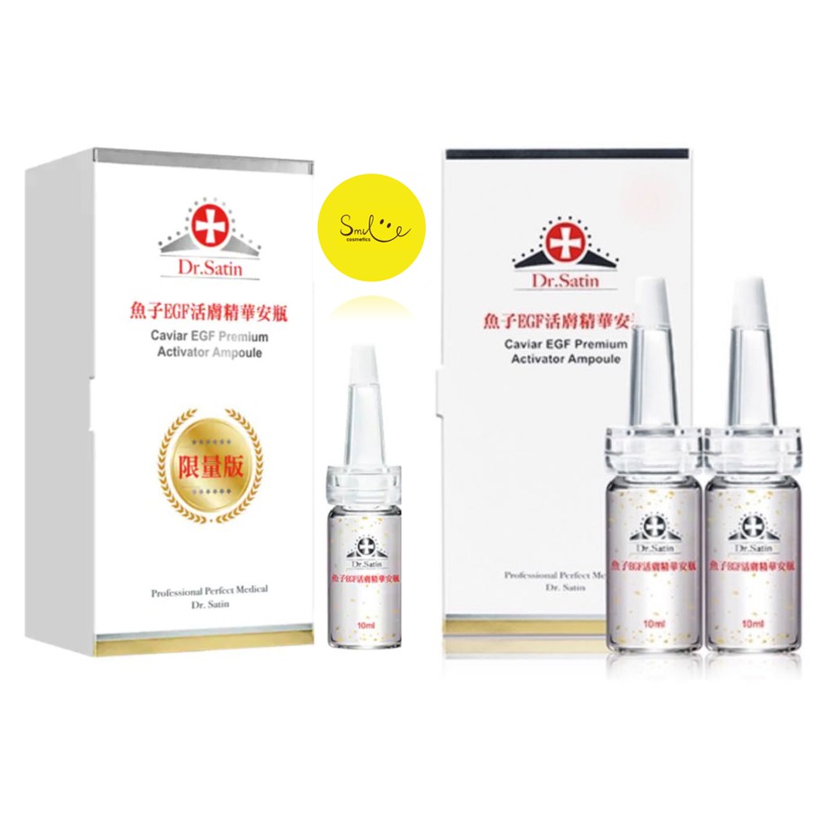 Tinh Chất Cô Đặc Dưỡng Trắng Chuyên Sâu Premium Activator Ampoule Dr.satin (1 Lọ 10Ml)