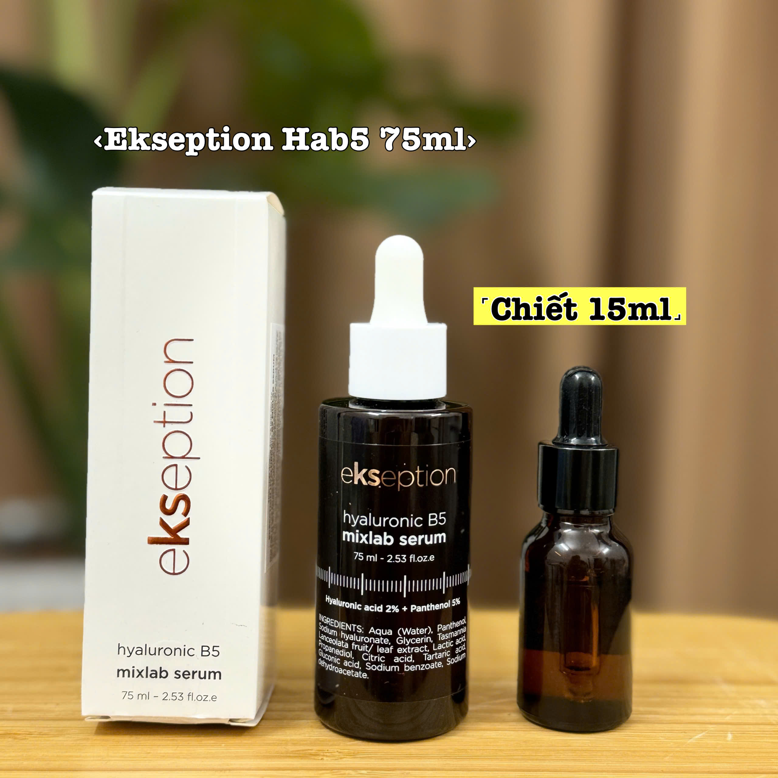 Serum Ekseption Hyaluronic B5 - Tinh chất Phục Hồi Làm Dịu da