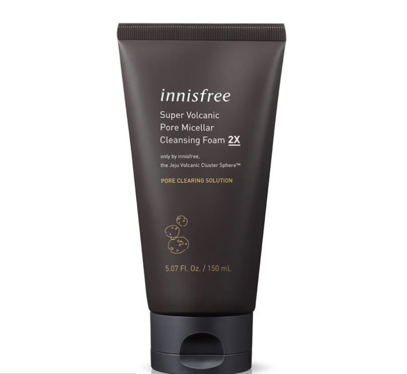 Sữa Rửa Mặt Thu Nhỏ Lỗ Chân Lông Innisfree Super Volcanic Pore Micellar Cleansing Foam 2X 150Ml