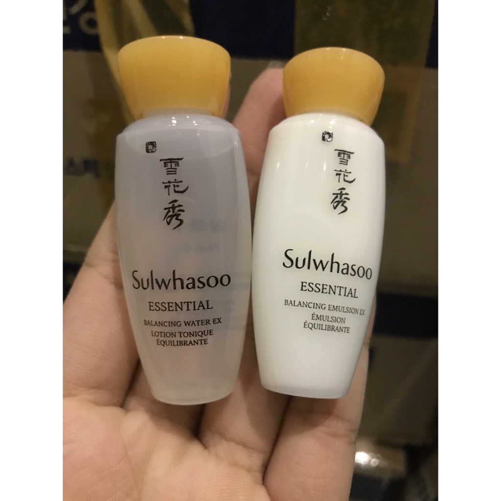 Nước Hoa Hồng + Sữa Dưỡng Trắng Da Cấp Ẩm Ngăn Lão Hoá Sulwhasoo Essential Balancing Emulsion Ex 15Ml Chất Lượng Sản Phẩm Đảm Bảo An Toàn Đến Sức Khỏe Người Dùng Và Cam Kết Hàng Đúng Mô Tả