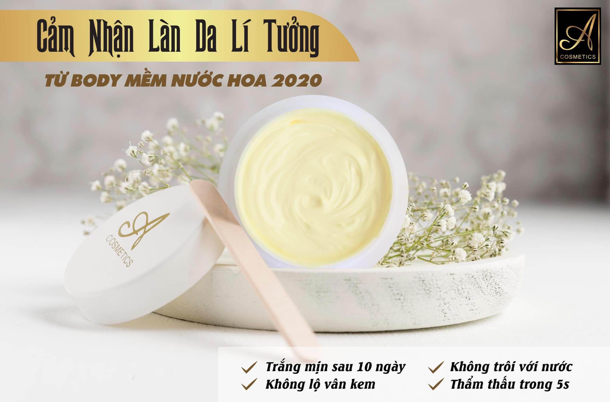 [Hcm](Hàng Chuẩn )Kem Body Mềm Nước Hoa Chữ A 200Gr