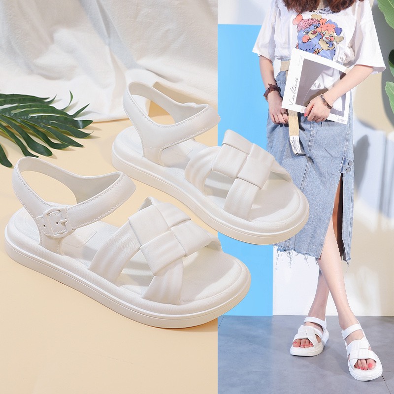 Sandal Nữ Quai Đan Chéo - Dép Quai Hậu Học Sinh Thời Trang