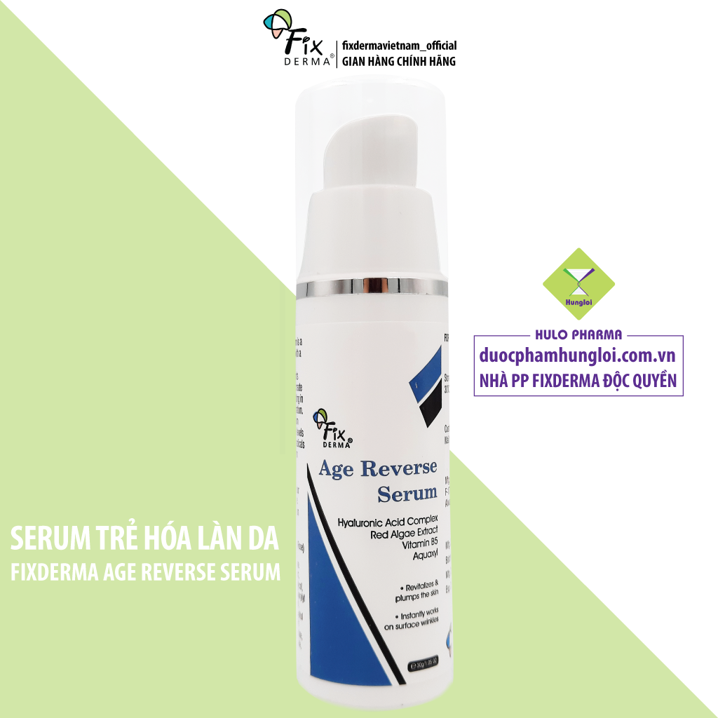 Serum Dưỡng Ẩm Phục Hồi Trẻ Hóa Làn Da Fixderma Age Reverse Serum 30Ml