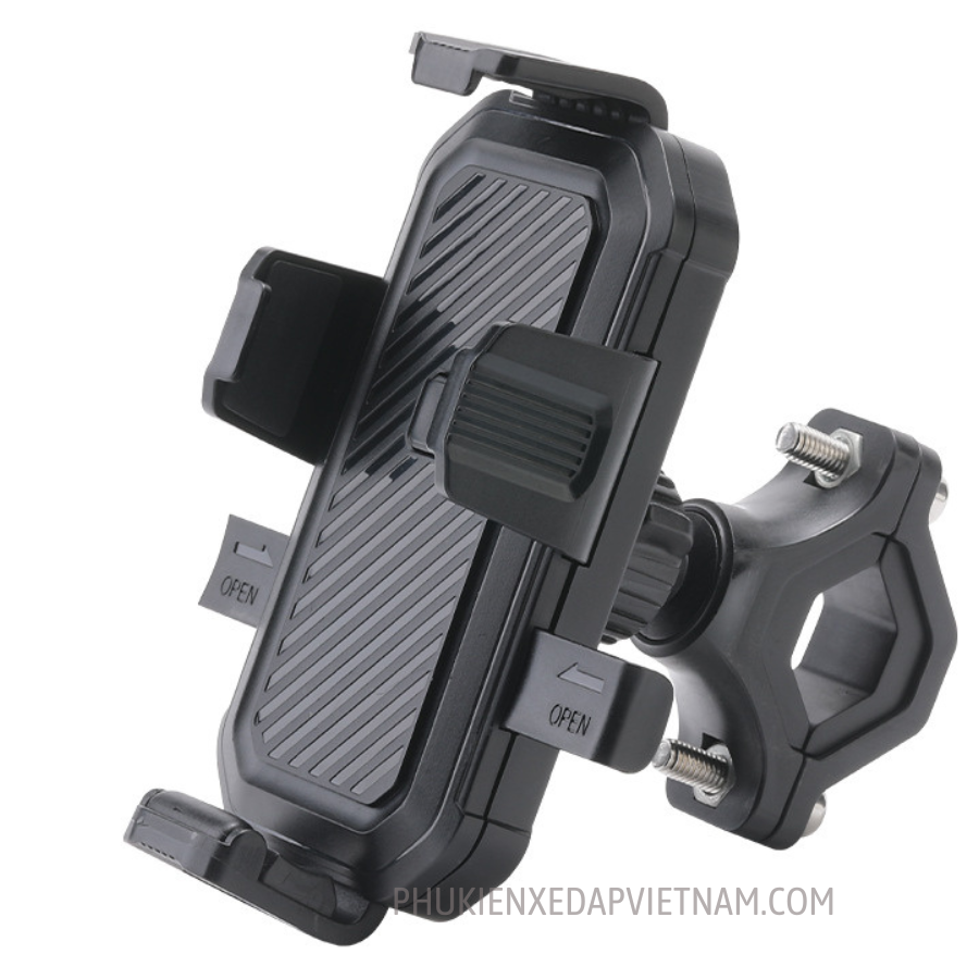 Giá đỡ điện thoại xe máy kẹp điện thoại 360 độ  tự động đóng mở chống rung cho mọi loại xe đạp xe má