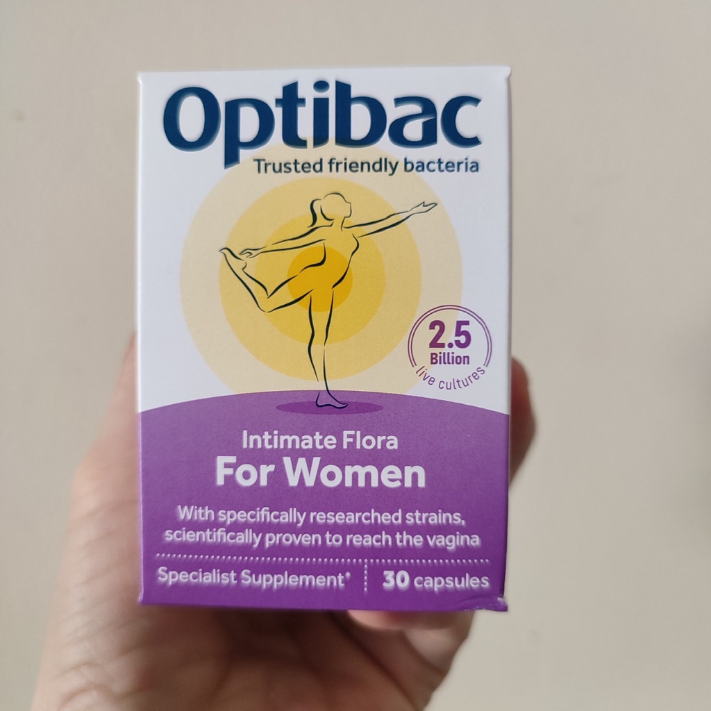 Men Vi Sinh Optibac tím Optibac Probiotics For Women 90 Viên- Bảo vệ phụ khoa phái nữ