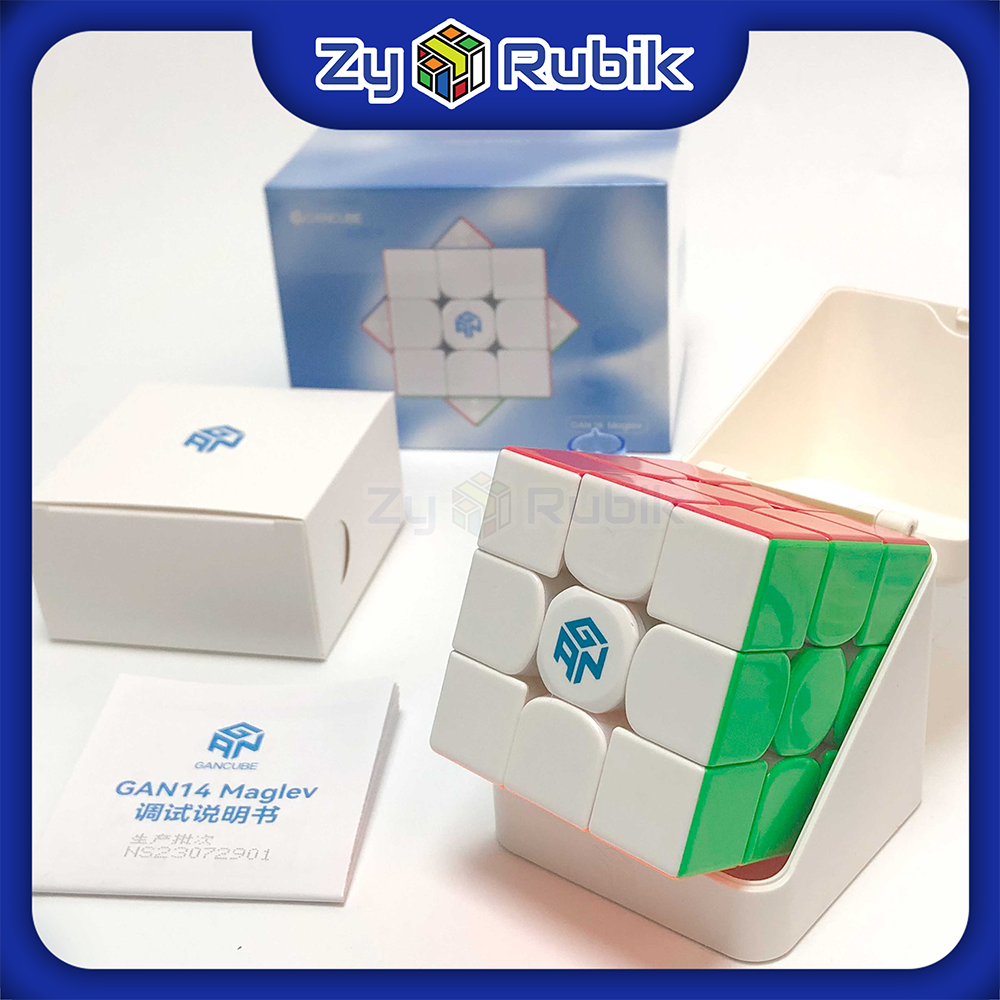 Rubik Gan 14 Maglev Frosted Gan 14 Maglev UV - Rubik 3x3 GAN Maglev Frosted UV Có Nam Châm - Zyo Rubik