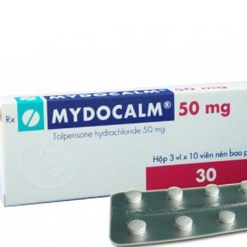 [Hcm]Mydocalm 50Mg (Tăng Trương Lực Cơ Co Thắt Các Cơ Do Xơ Vữa )