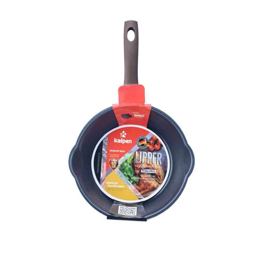 Chảo chống dính sâu lòng cao cấp Kalpen Lipper đáy từ size 20/22/24/26/28cm - Hàng Đức chính hãng bả