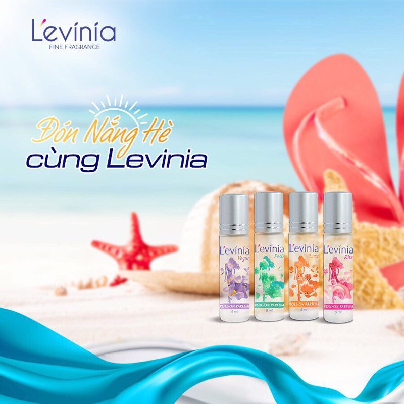 [Hcm]Nước Hoa Dạng Lăn Levinia 9Ml Thơm Cực Lâu