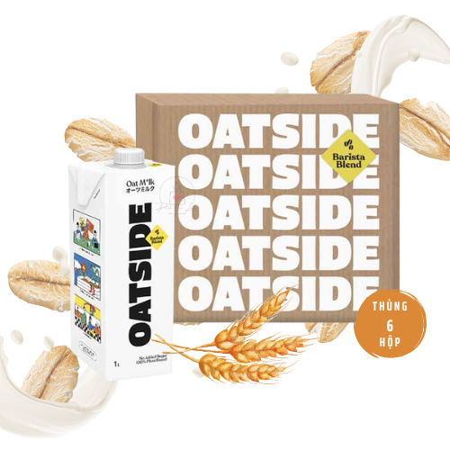 Sữa yến mạch OATSIDE - Thùng 6 hộp 1L