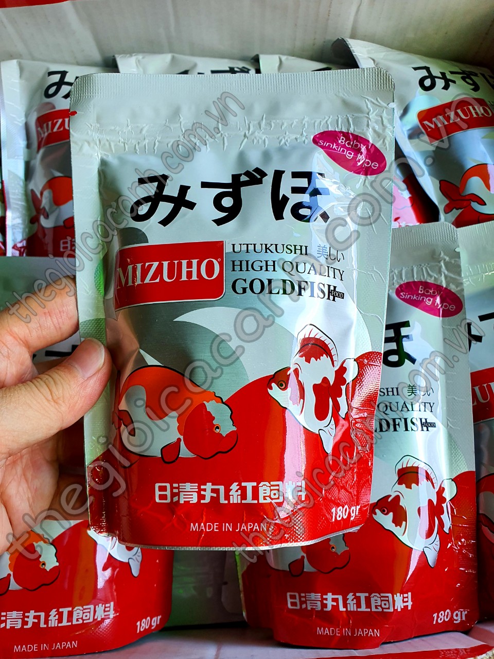 Thức ăn cá cảnh – Mizuho Gold fish cho cá vàng nhỏ 180g