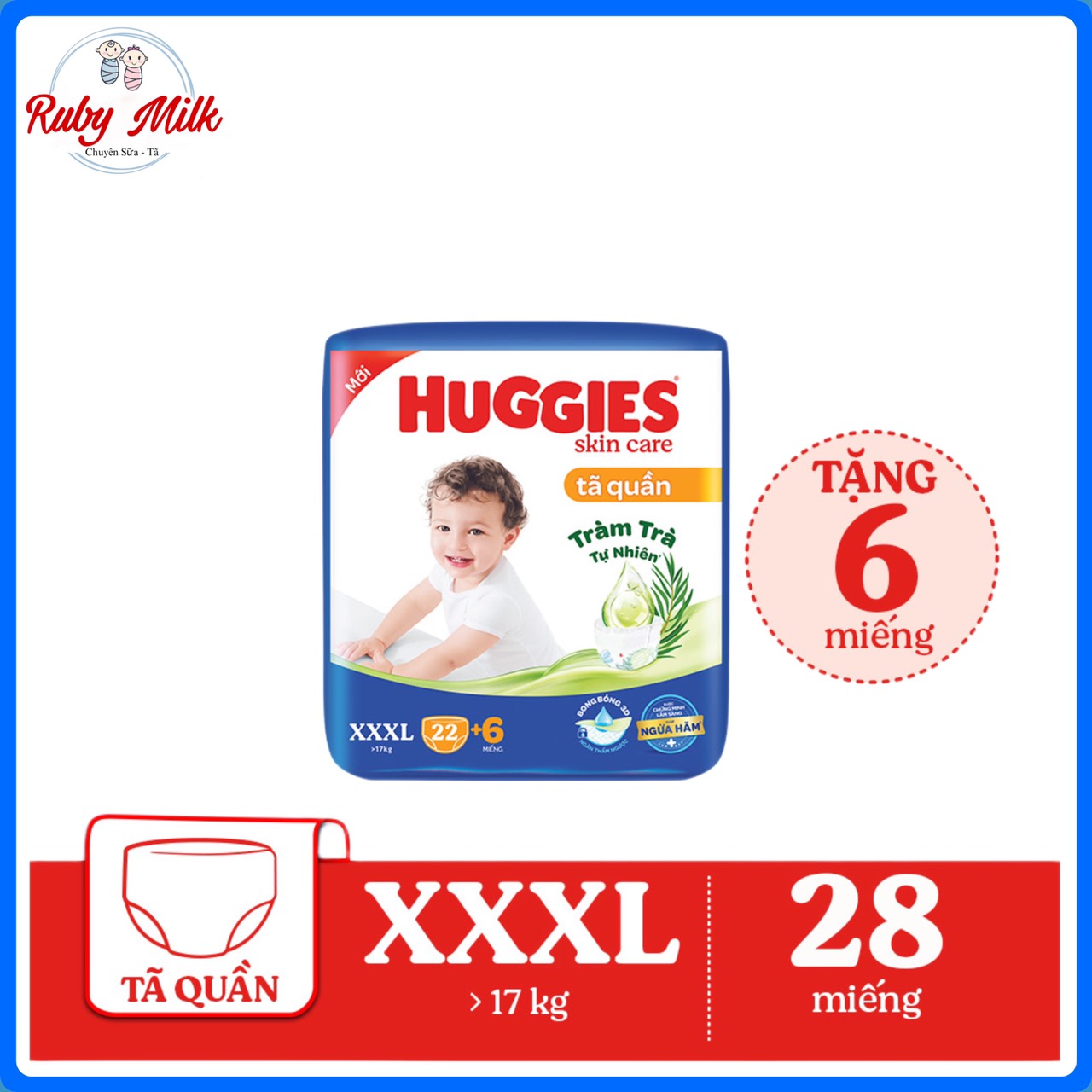 Tã Quần Huggies XXXL22