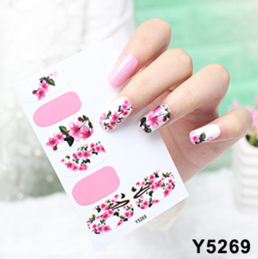 Bộ sticker dán trang trí móng tay nhiều kiểu xinh xắn