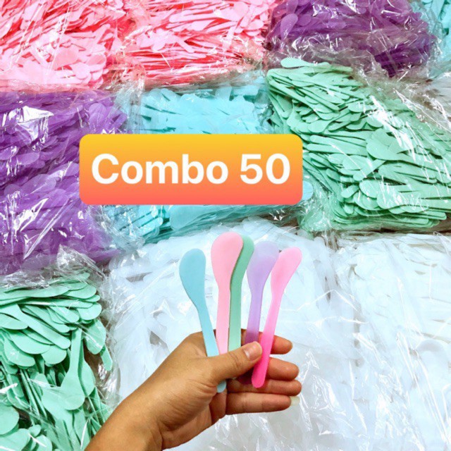 Combo 50 Que Trộn Đắp Mask Dễ Thương .. .