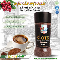 [Đúng gu] Cà phê sấy lạnh GOLD MIX Arabica & Robusta – Thương hiệu G20 COFFEE THIÊN SA – Hũ 120g – Kingsmart