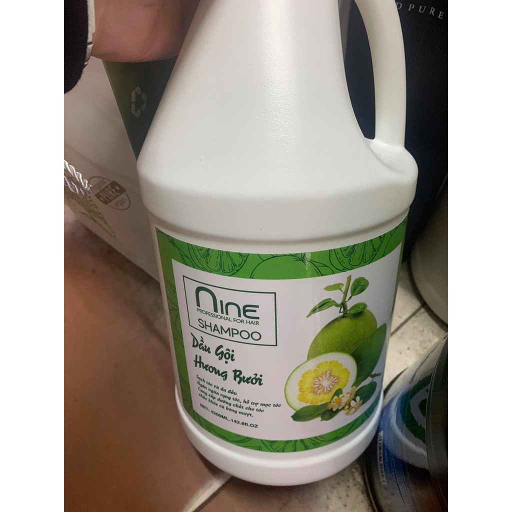 Can Dầu Gội Hương Bưởi Nine 4200Ml