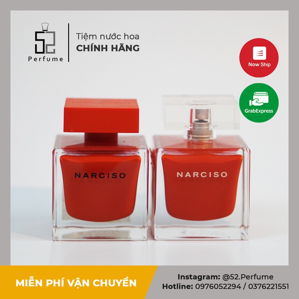 [Mẫu Thử] Nước Hoa Nữ Narciso Rouge (Nar Đỏ)