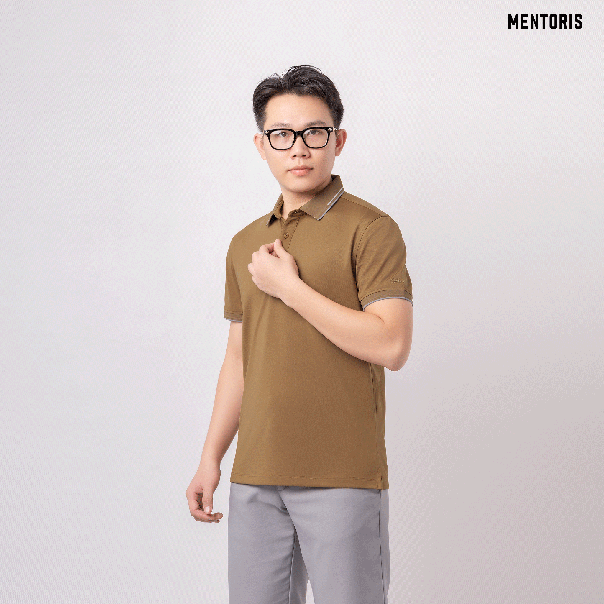 Áo Polo Nam Local Brand Cao Cấp Mentoris Chất Vải Mềm Mịn Co Giãn Giữ Màu Tốt MPS206R